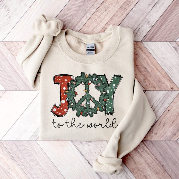 Joy To the World Christmas Sweatshirt – Heartfelt Holiday Gift