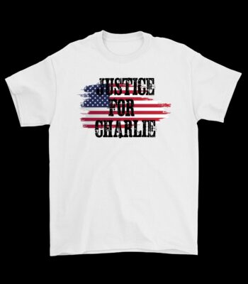 Justice For Charlie Kirk Shirt – Soft Cotton Flag Tee