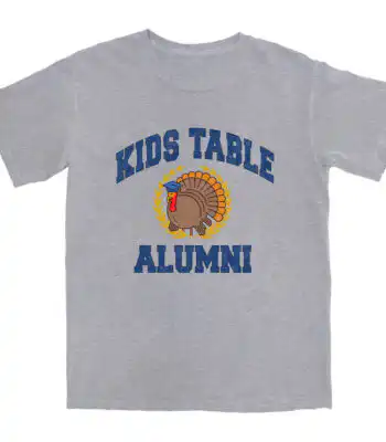 Kids Table Alumni T-Shirt – Soft Cotton Graphic Tee for Kids
