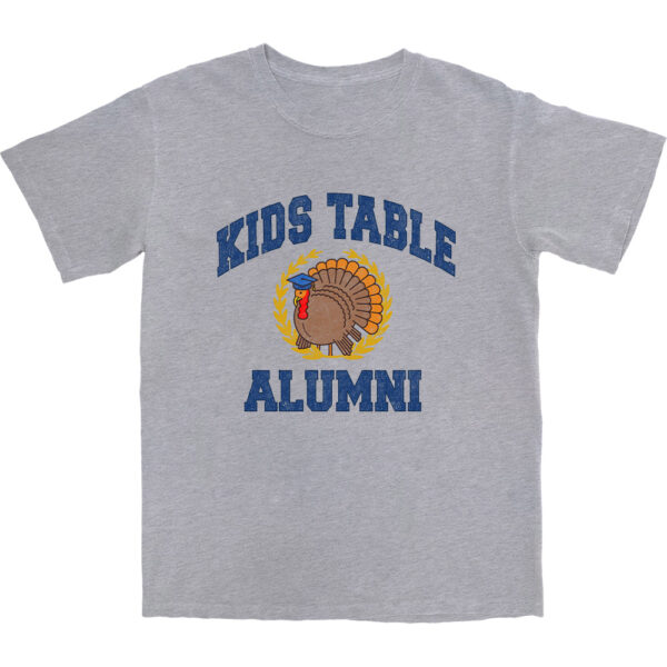 Kids Table Alumni T-Shirt – Soft Cotton Graphic Tee for Kids
