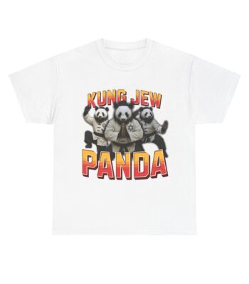 Kung Jew Panda Graphic Tee - Comfy Unisex Cotton Shirt