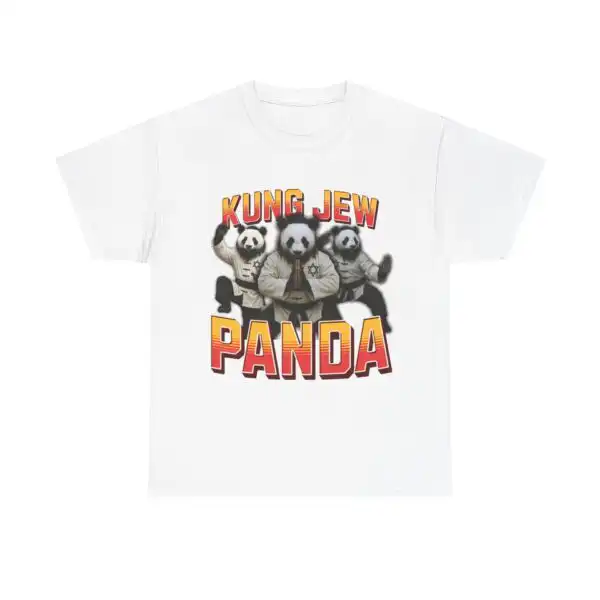 Kung Jew Panda Graphic Tee - Comfy Unisex Cotton Shirt