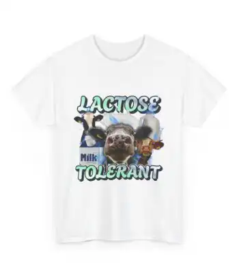Lactose Tolerant Cotton Tee – Unisex Classic Fit Casual Shirt
