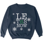 Le Tits Now Sweater – Soft Vintage Graphic Knit Top
