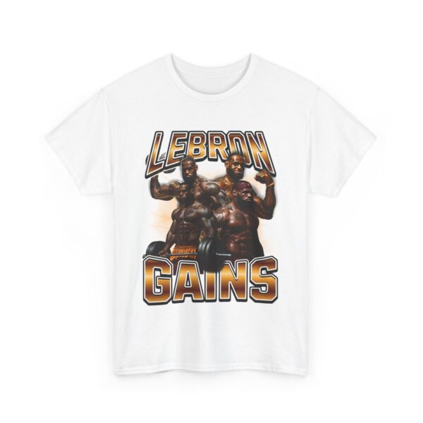 Lebron Gains Cotton Tee – Unisex Classic Fit Casual Shirt