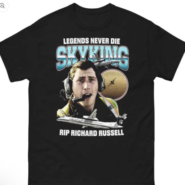 Legends Never Die SKYKING RIP Richard Russell Tee – Classic Cotton Shirt