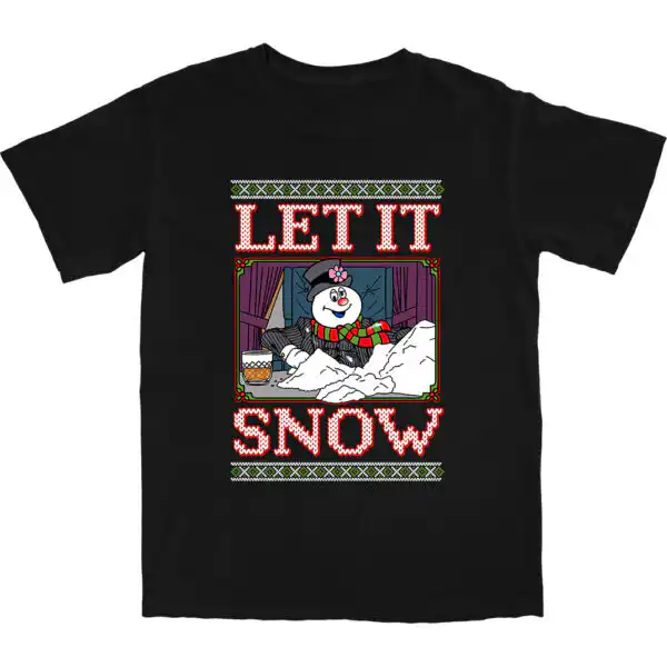 Let It Snow T Shirt – Soft Cotton Holiday Graphic Tee