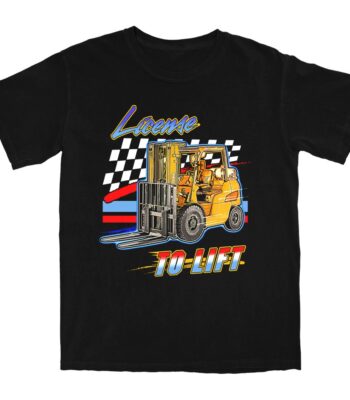 License To Lift T Shirt – Soft 100% Cotton Gym Graphic Tee