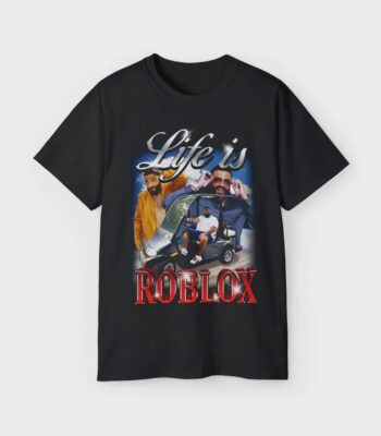 Life is Roblox DJ-Khaled T-Shirt – Funny Unisex Graphic Tee