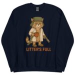 Litter's Full Christmas Vacation Cat Sweatshirt – Funny Holiday Top
