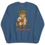 Litter's Full Christmas Vacation Cat Sweatshirt – Funny Holiday Top
