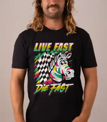 Live Fast Die Fast T Shirt – Soft Cotton Graphic Tee for All