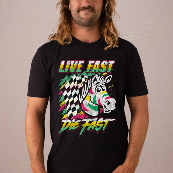 Live Fast Die Fast T Shirt – Soft Cotton Graphic Tee for All