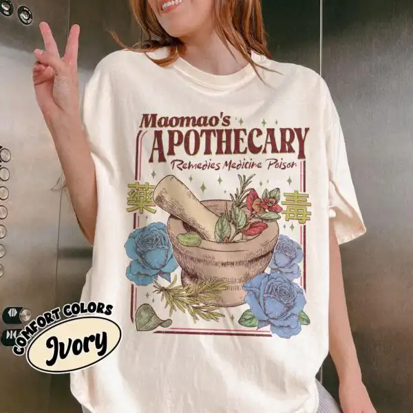 Mao Mao's Apothecary Poisons Shirt – Kawaii Witchy Graphic Tee