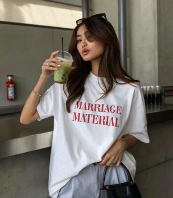 Marriage Material Tee – Funny Bride Shirt for Bachelorette Fun