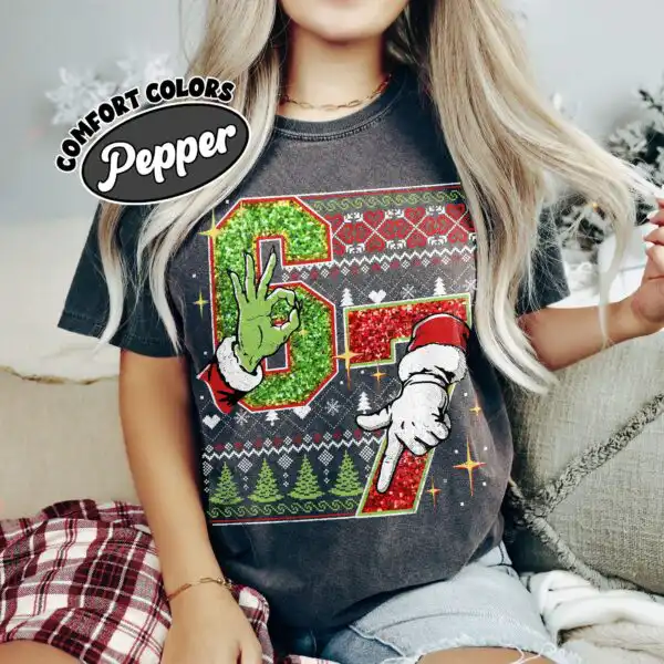 Mean Guy 6 7 Christmas Shirt – Funny Santa Says Tee