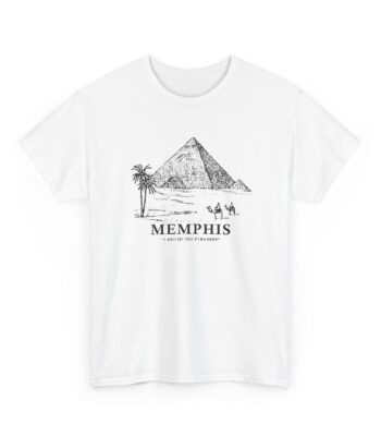 Memphis Pyramids Graphic Tee – Unisex Comfort Cotton Shirt