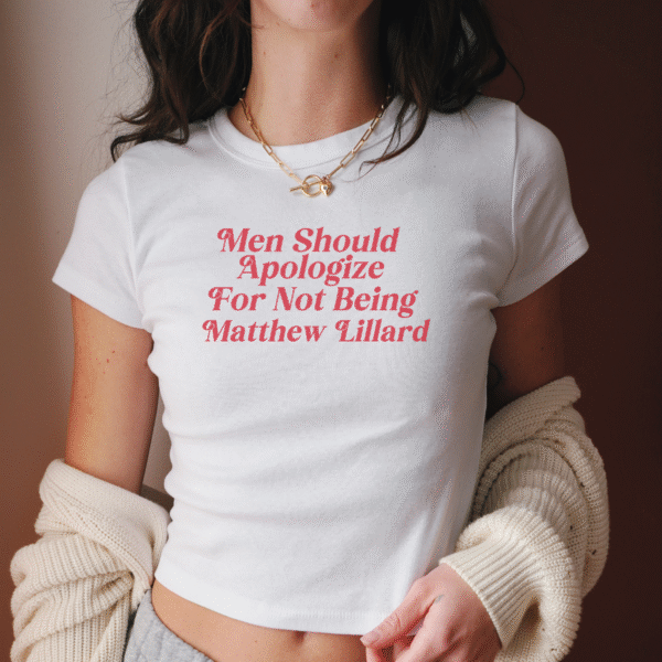 Men Should Apologize Graphic Tee – Fun Casual Unisex Shirt