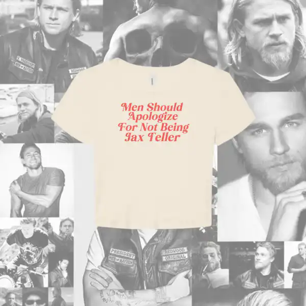 Men Should Apologize Tee – Jax Teller Inspired Graphic Shirt