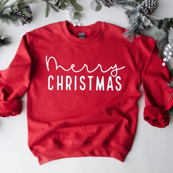 Merry Christmas Sweatshirt for Women – Custom Holiday Top