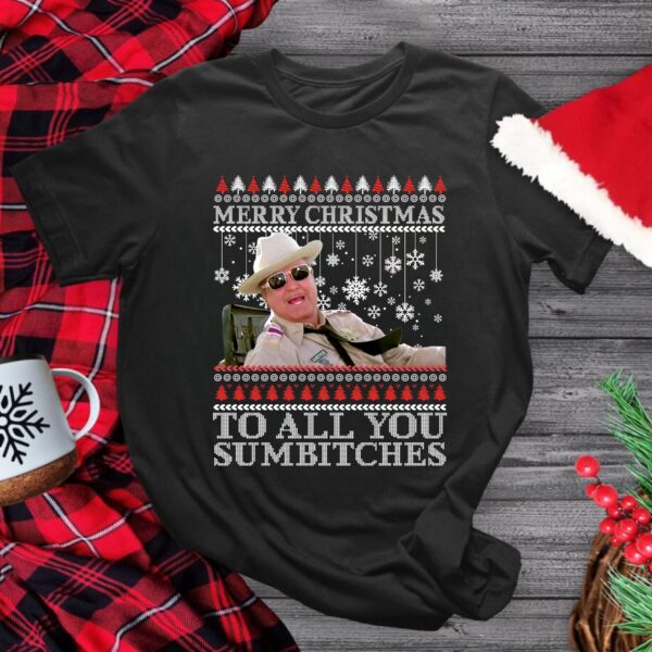 Merry Christmas to All You Sumbitches T-Shirt – Funny Cowboy Tee