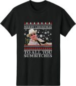 Merry Christmas to All You Sumbitches T-Shirt – Funny Cowboy Tee