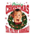 Merry Christmas Ya Filthy Animal Tee – Fun Holiday Cotton Shirt