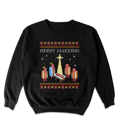 Merry Glizzmas Tacky Sweater – Soft Unisex Holiday Top