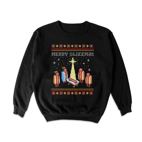 Merry Glizzmas Tacky Sweater – Soft Unisex Holiday Top