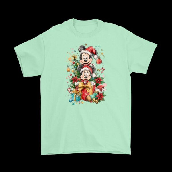 Mickey & Minnie Christmas Sketch Tee – Fun Holiday Graphic Shirt