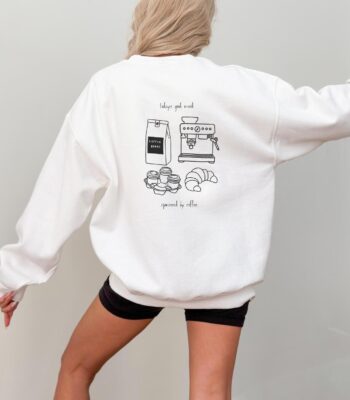 More Espresso Less Depresso Sweatshirt – Cozy Coffee Humor Crewneck