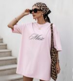 Muse Tee Shirt – Minimalist Soft Cotton Top for Trendy Girls