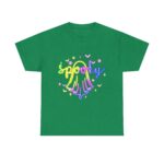 Neon Spooky Ghost Tee – Colorful Pastel Halloween Shirt