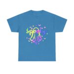 Neon Spooky Ghost Tee – Colorful Pastel Halloween Shirt