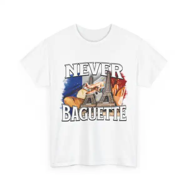Never baguette cotton tee – Classic comfy shirt for everyday wear