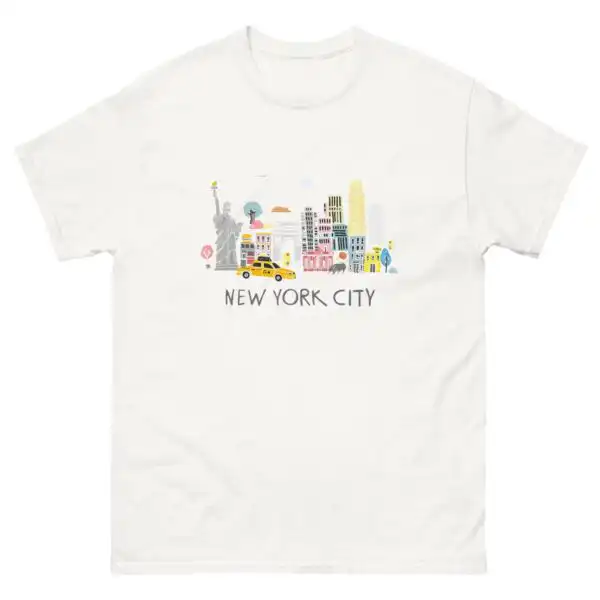 New York City Skyline Shirt – Iconic Landmark Graphic Tee