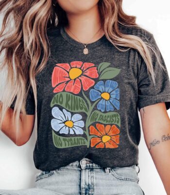 No Kings No Tyrants Anti-Trump Shirt – Unisex Political Tee