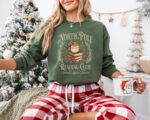 North Pole Book Club Sweatshirt – Cozy Gift for Book Lovers