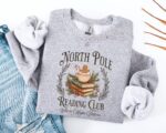 North Pole Book Club Sweatshirt – Cozy Gift for Book Lovers