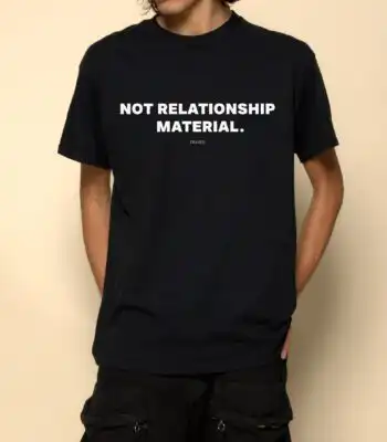 Not Relationship Material Tee - Unisex Heavy Cotton Graphic Shirt