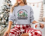 Nothing Runs Like A Reindeer Sweatshirt – Merry Christmas Gift