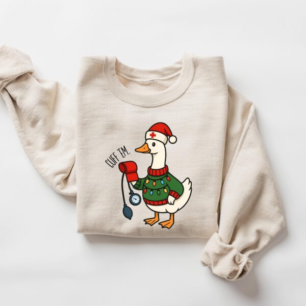 Nurse Christmas Sweatshirt – Funny Medical Holiday Top for Nurses