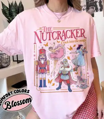 Nutcracker Ballet Christmas Shirt – Retro Sugar Plum Fairy Tee