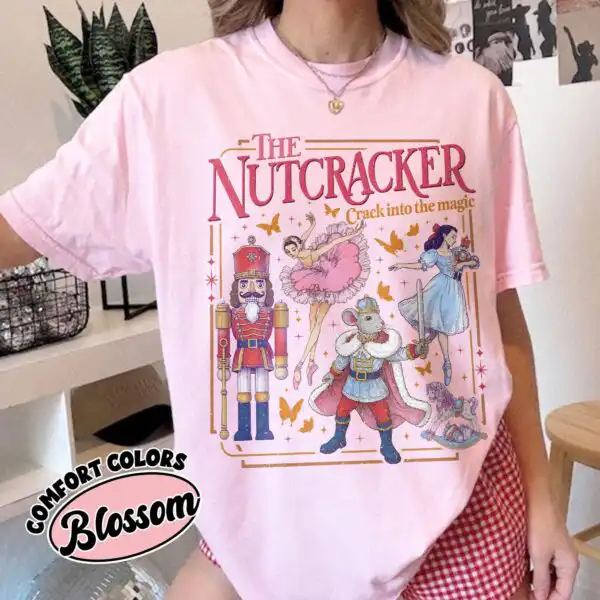 Nutcracker Ballet Christmas Shirt – Retro Sugar Plum Fairy Tee
