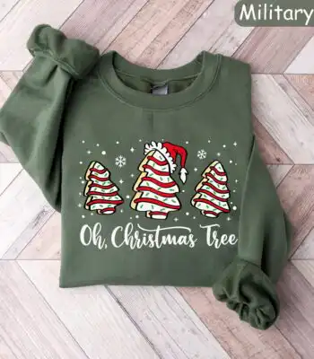 Oh Christmas Tree Sweatshirt – Merry Christmas Women's Top
