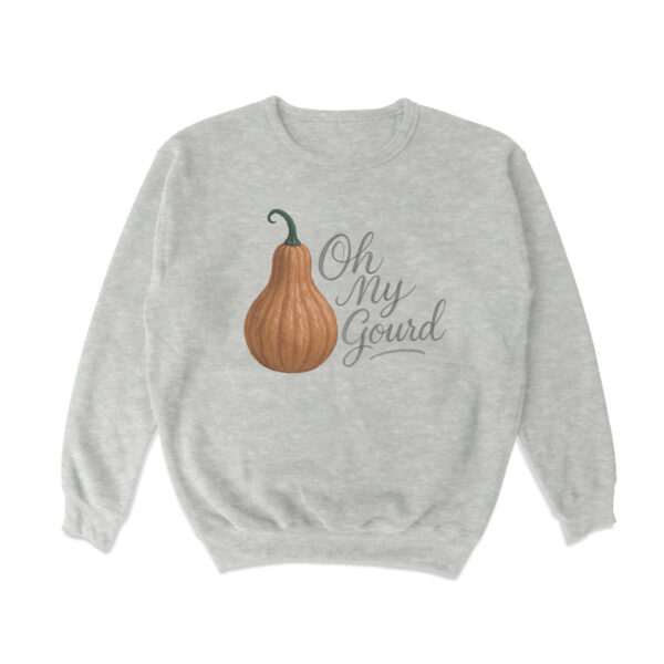 Oh My Gourd Crewneck Sweatshirt – Soft Pumpkin Graphic Top