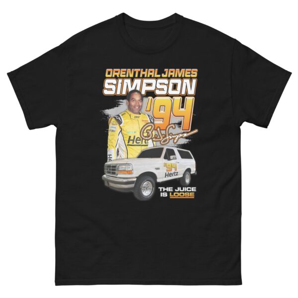 OJ The Juice Racing '94 Shirt – Classic Graphic Tee for Fans