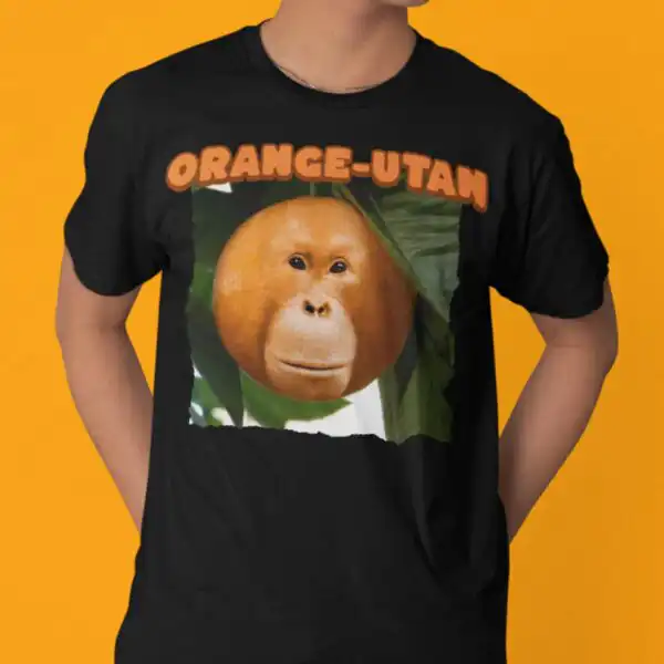 Orangutan Funny T-Shirt – Playful Unisex Animal Lover Tee