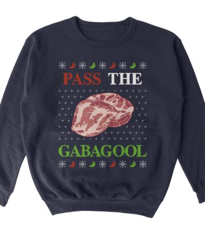 Pass The Gabagool Tacky Sweater – Soft Comfy Holiday Knit