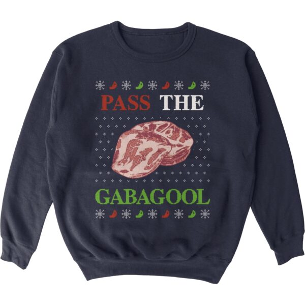 Pass The Gabagool Tacky Sweater – Soft Comfy Holiday Knit